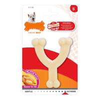 Kauwspeelgoed voor honden Nylabone Extreme Chew Wishbone Maat S Kip Nylon