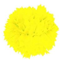 Feestversiering Pompom - neon geel - papier - 30 cm - decoratie - party decor