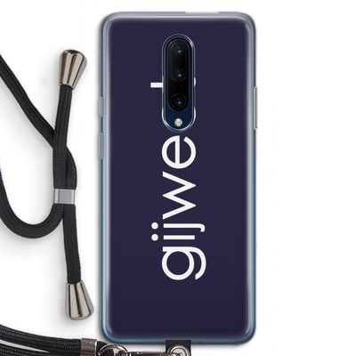 Gijweet: OnePlus 7 Pro Transparant Hoesje met koord