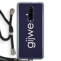 Gijweet: OnePlus 7 Pro Transparant Hoesje met koord
