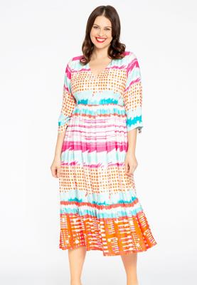 Yoek Jurk met volants WAVE | Multi | Maat 58/60