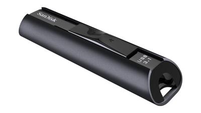 SanDisk Extreme Pro USB flash drive 128 GB USB Type-A 3.2 Gen 1 (3.1 Gen 1) Zwart