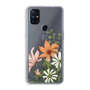 Floral bouquet: OnePlus Nord N10 5G Transparant Hoesje