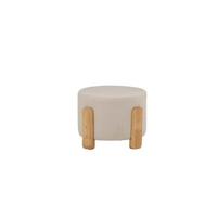 Svea - Nova hocker - boucle - wit