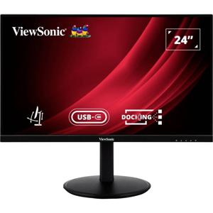 Viewsonic VG2409U-2 LED-monitor Energielabel E (A - G) 60.5 cm (23.8 inch) 1920 x 1080 Pixel 16:9 4 ms HDMI, DisplayPort, Audio, stereo (3.5 mm jackplug), USB