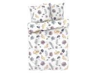 LIVARNO home Dekbedovertrek 200 x 200 cm (Bloemen/wit)