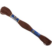 Borduurgaren, bruin, 8 m/ 1 bol Borduurgaren, bruin, 8 m/ 1 bol