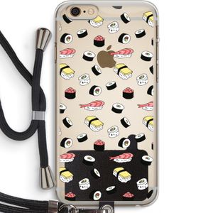 Sushi time: iPhone 6 PLUS / 6S PLUS Transparant Hoesje met koord
