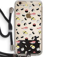Sushi time: iPhone 6 PLUS / 6S PLUS Transparant Hoesje met koord
