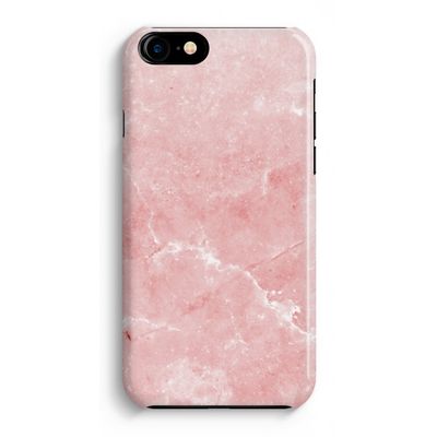Roze marmer: Volledig Geprint iPhone 7 Hoesje