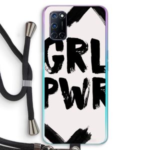 Girl Power #2: Oppo A92 Transparant Hoesje met koord