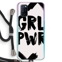 Girl Power #2: Oppo A92 Transparant Hoesje met koord