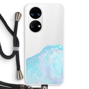 Fantasie pastel: Huawei P50 Transparant Hoesje met koord