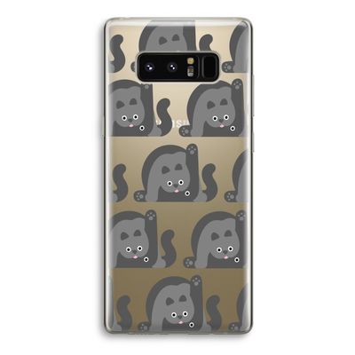 Cats: Samsung Galaxy Note 8 Transparant Hoesje