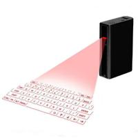 MINI F3 Bluetooth opladen schat Laser virtuele projectie 2 in 1 toetsenbord (zwart)