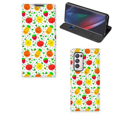 OPPO Find X3 Neo | Flip Style Cover | Fruits