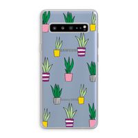 Sanseveria: Samsung Galaxy S10 5G Transparant Hoesje