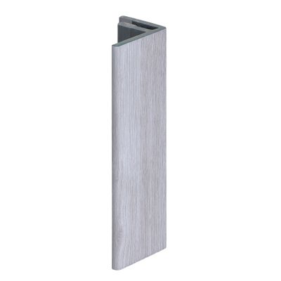 Keralit eindprofiel 17 mm Wit eiken (2806)