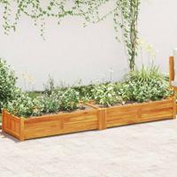 VidaXL Plantenbak verhoogd 200x50x25 cm acaciahout