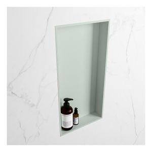 Wandnis Solid Surface Easy | In- en opbouw | 30x60x8 cm | 1 vak | Greey