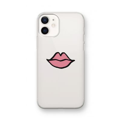 Kusje: iPhone 12 mini Transparant Hoesje