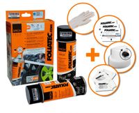 Foliatec spuitfolie gunmetal grijs metallic mat 400 ml 2 stuks - thumbnail