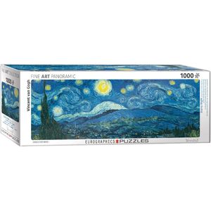 Eurographics puzzel Starry Night - Vincent van Gogh Panorama - 1000 stukjes