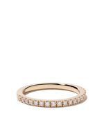 De Beers Jewellers bague DB Classic Half Pavé en or 18ct et diamants