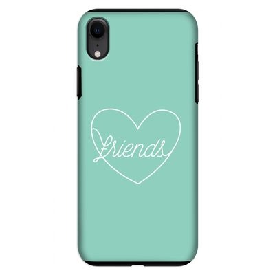 Friends heart pastel: iPhone XR Tough Case