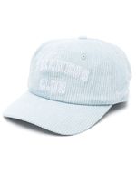 Sporty & Rich casquette en coton à logo brodé - Bleu