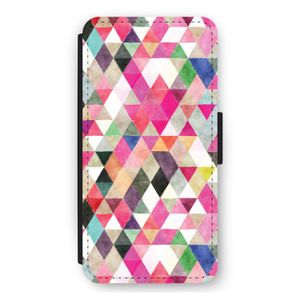 Gekleurde driehoekjes: iPhone 12 Pro Max Flip Hoesje