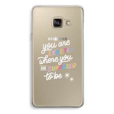 Right Place: Samsung A3 (2017) Transparant Hoesje