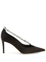 Giuseppe Zanotti escarpins Filipa à ornements en cristal - Noir