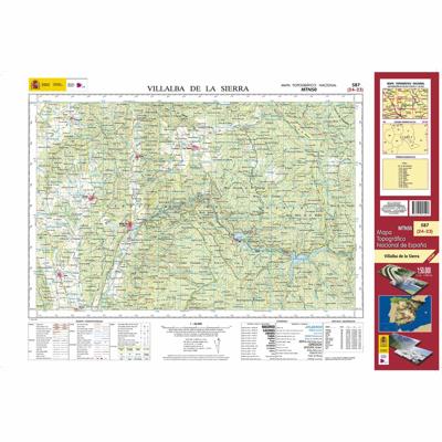 Topografische kaart 587 MT50 Villalba de la Sierra | CNIG - Instituto Geográfico Nacional1