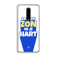 Laat de zon in je hart: OnePlus 8 Transparant Hoesje