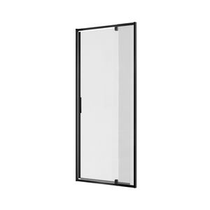 Douchedeur Allibert Laja 1 zwaaideur 87-100 x 200 cm Zwart