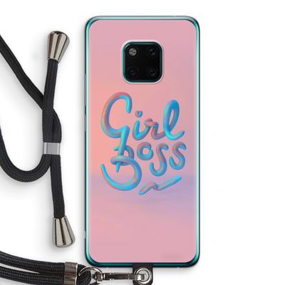 Girl boss: Huawei Mate 20 Pro Transparant Hoesje met koord