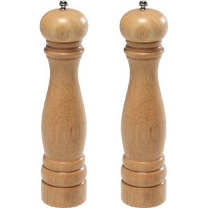 Pepermaler/zoutmaler molens 26 cm van beuken hout - Peper en zoutstel