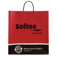 PACK OF 50 WHITE KRAFT BAGS SOFTEE