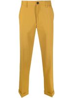 Marni pantalon chino à taille haute - Jaune - thumbnail