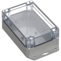 TRU COMPONENTS TC-10860812 Flensbehuizing 150 x 100 x 60 ABS-PC Lichtgrijs 1 stuk(s)