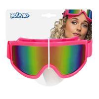 Boland Party skibril neon roze