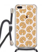 Croissant: iPhone 7 PLUS Transparant Hoesje met koord
