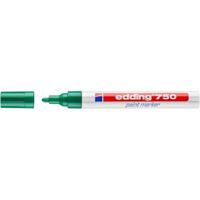Paintmarker edding 750 oliebasis 2-4mm groen | 10 stuks