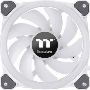 Thermaltake Riing Trio 12 RGB Radiator Fan White TT Premium Edition PC-ventilator Wit (b x h x d) 120 x 25 x 120 mm Incl. LED-verlichting