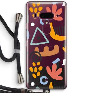 Abstract: HTC U12+ Transparant Hoesje met koord