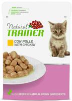 NATURAL TRAINER CAT KITTEN / JUNIOR CHICKEN POUCH 12X85 GR - thumbnail