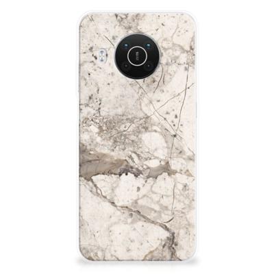 Nokia X10 | X20 | TPU | Siliconen hoesje | Marmer Beige