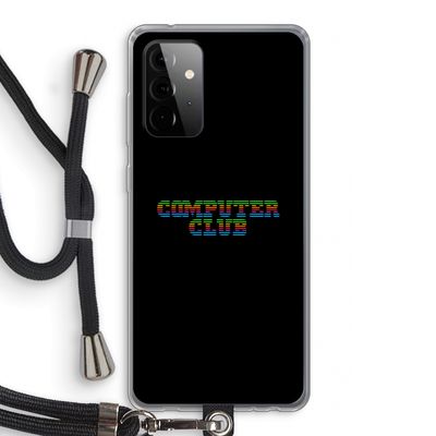Retro: Samsung Galaxy A72 5G Transparant Hoesje met koord