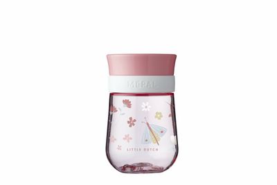 Mepal oefenbeker 360° Mio 300 ml flowers & butterflies